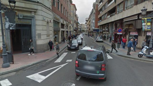 Lugar donde se produjo el atropello en Palencia.