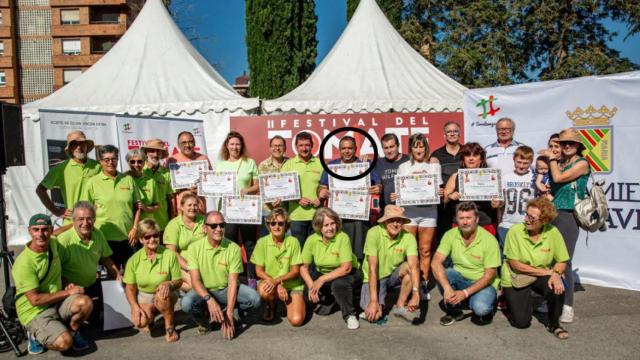 Antonio con el resto de los premiados