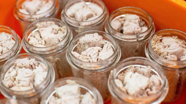 Atún claro en aceite de oliva. Mercadona.