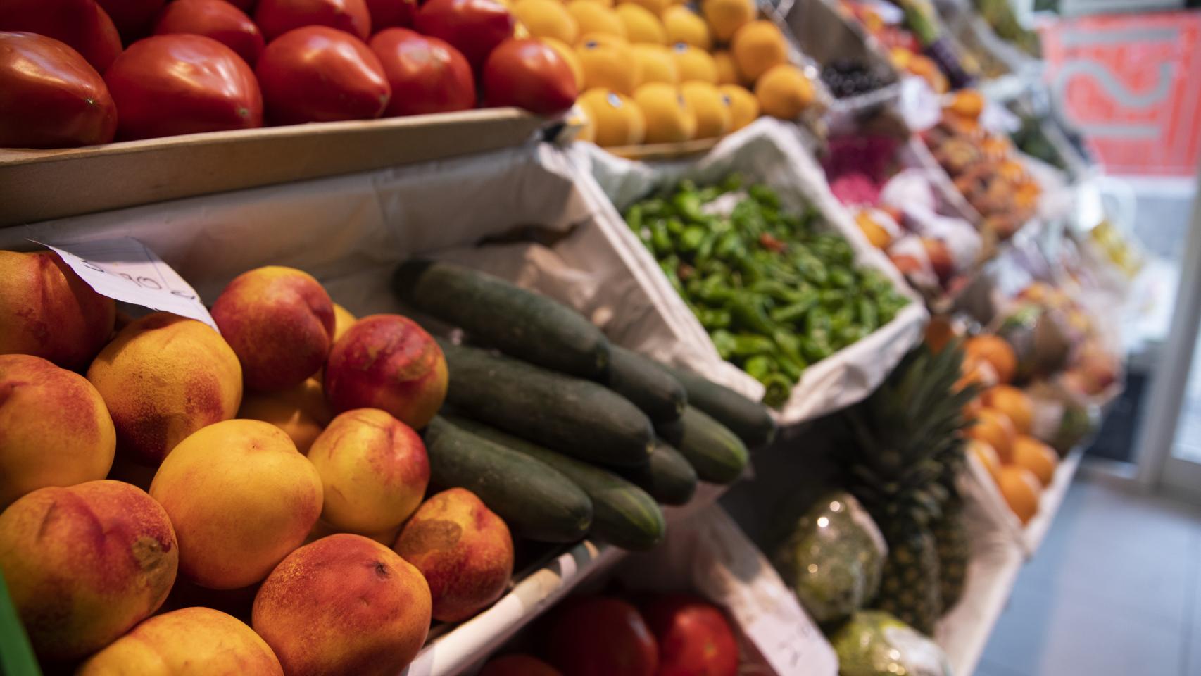 Frutas y verduras.
