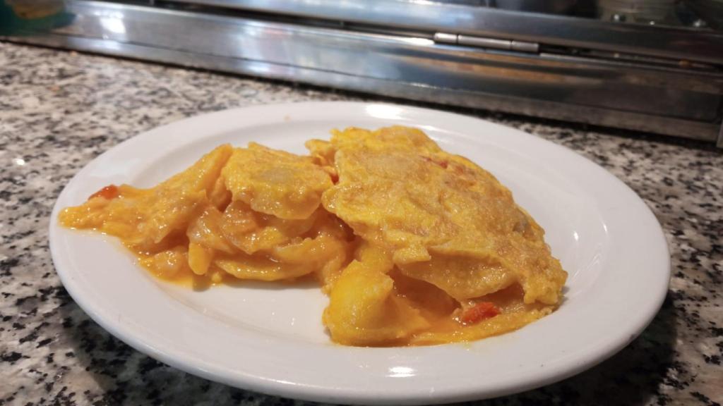 Tortilla de patatas del Café-Bar Manila, en A Coruña