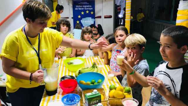 Imagen de una de las actividades de O Ganapán.