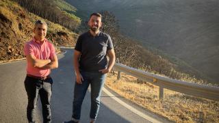 Los alcaldes de Genalguacil (i) y Jubrique (d).