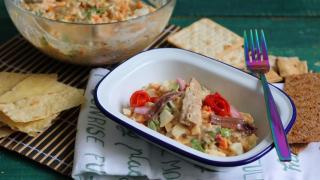 Ensaladilla de garbanzos, receta rápida para disfrutar de las legumbres