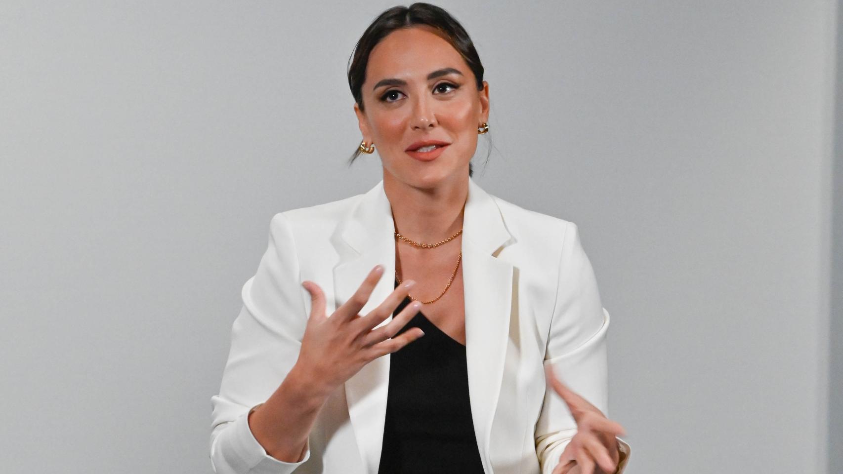 Tamara Falcó, en la presentación de su 'reality' de Netflix.