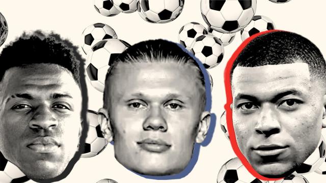 Vinicius, Haaland y Mbappe