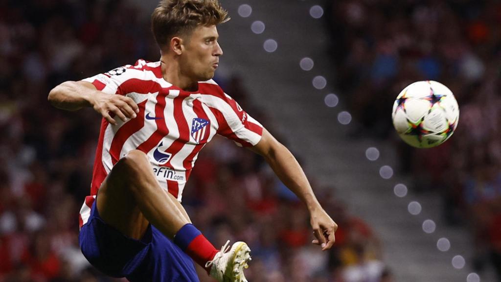 Marcos Llorente, en un partido del Atlético de Madrid de la temporada 2022/2023