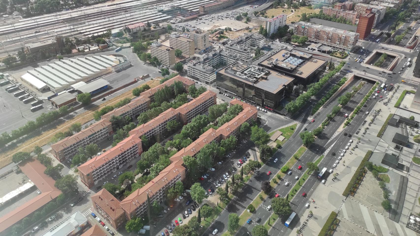 Vista del barrio de Chamartín.