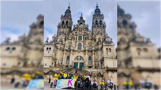 Participantes de ‘Enki en el Camino’ llegan a Santiago.