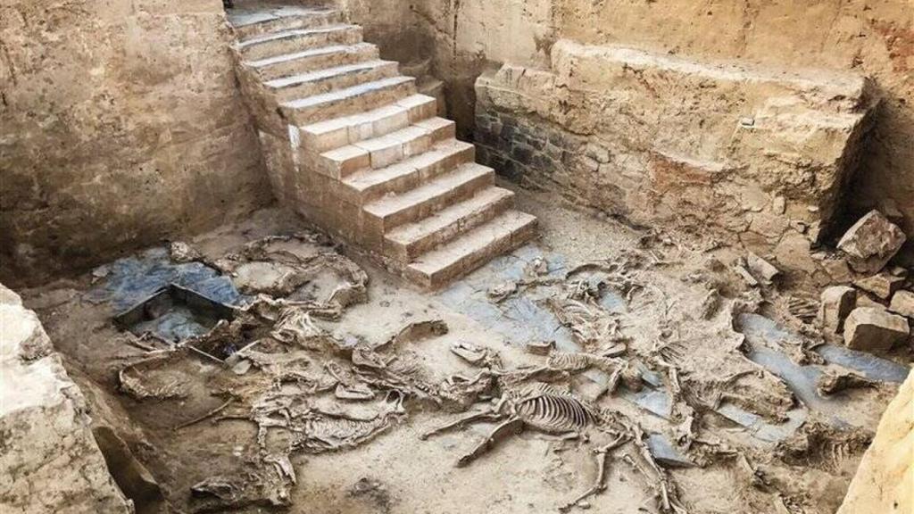 La escalera del Turuñuelo (Fuente: Proyecto Construyendo Tarteso)