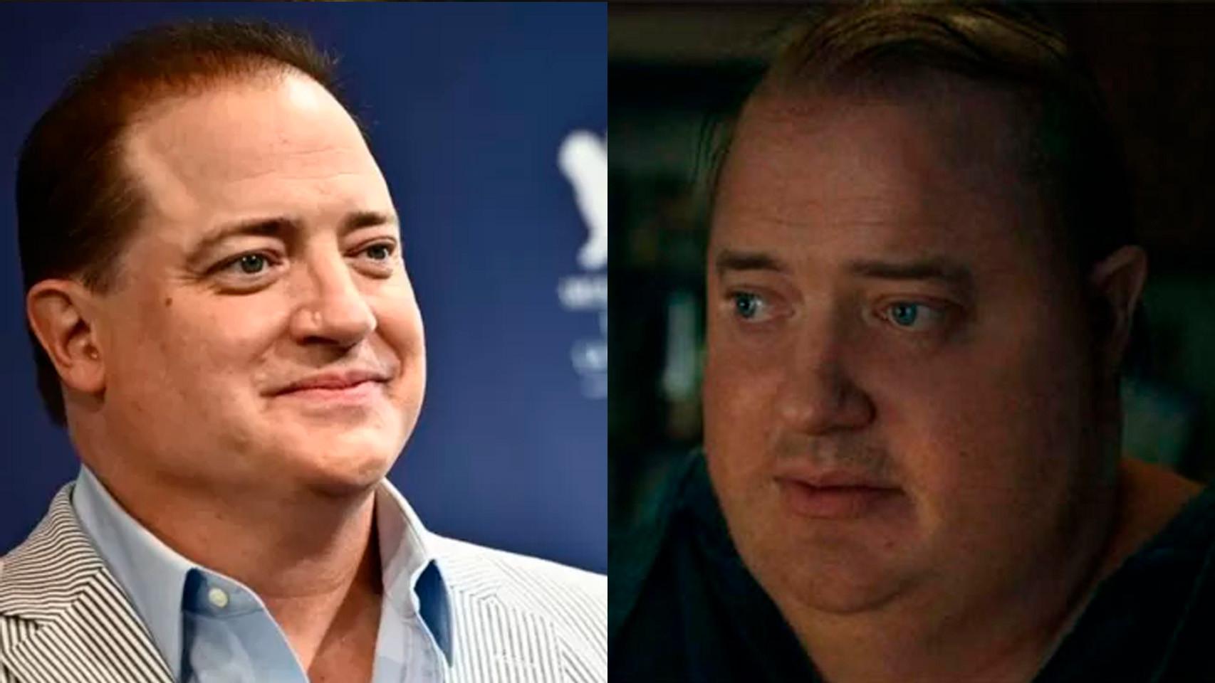Brendan Fraser interpreta en 'The Whale' a un hombre con obesidad mórbida.