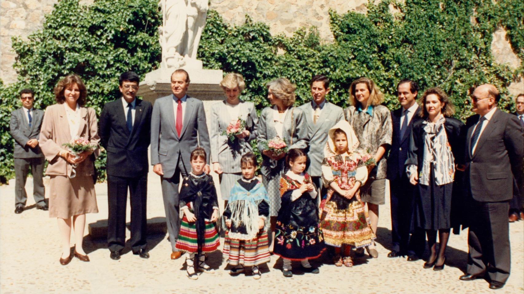 Carlos de Inglaterra en Toledo en el año 1987.