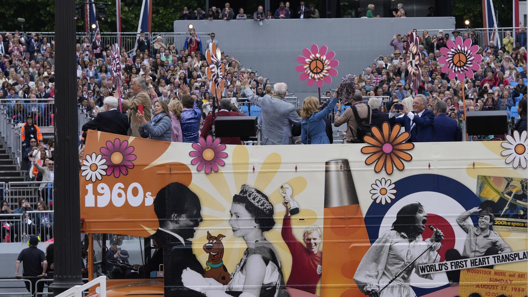 Carrozas durante el Jubileo de Platino en Londres
