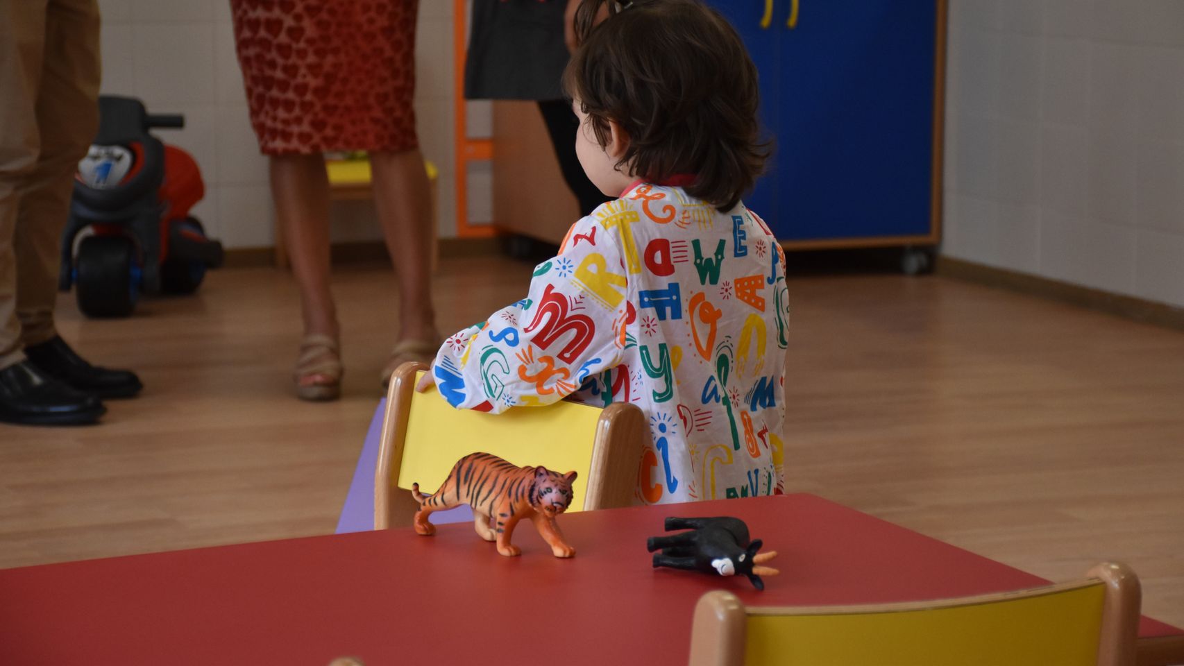 Primer día de las aulas de 2 a 3 años en el CEIP Arias Gonzalo (Zamora)