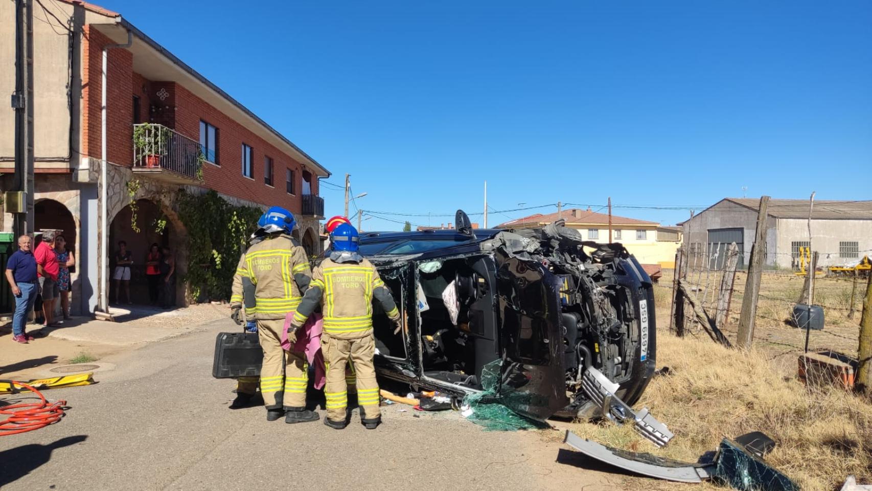 Accidente en Fuentesaúco
