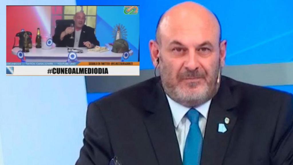 Santiago Cúneo ha protagonizado una polémica celebración tras la muerte de Isabel II.