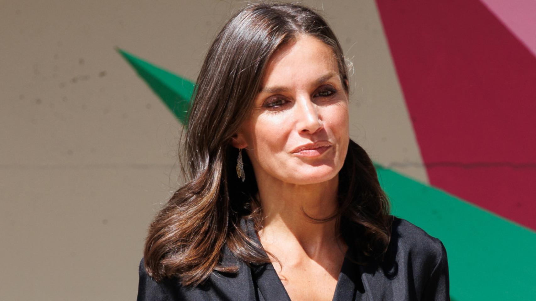Letizia en la inauguración del curso escolar en La Palma.