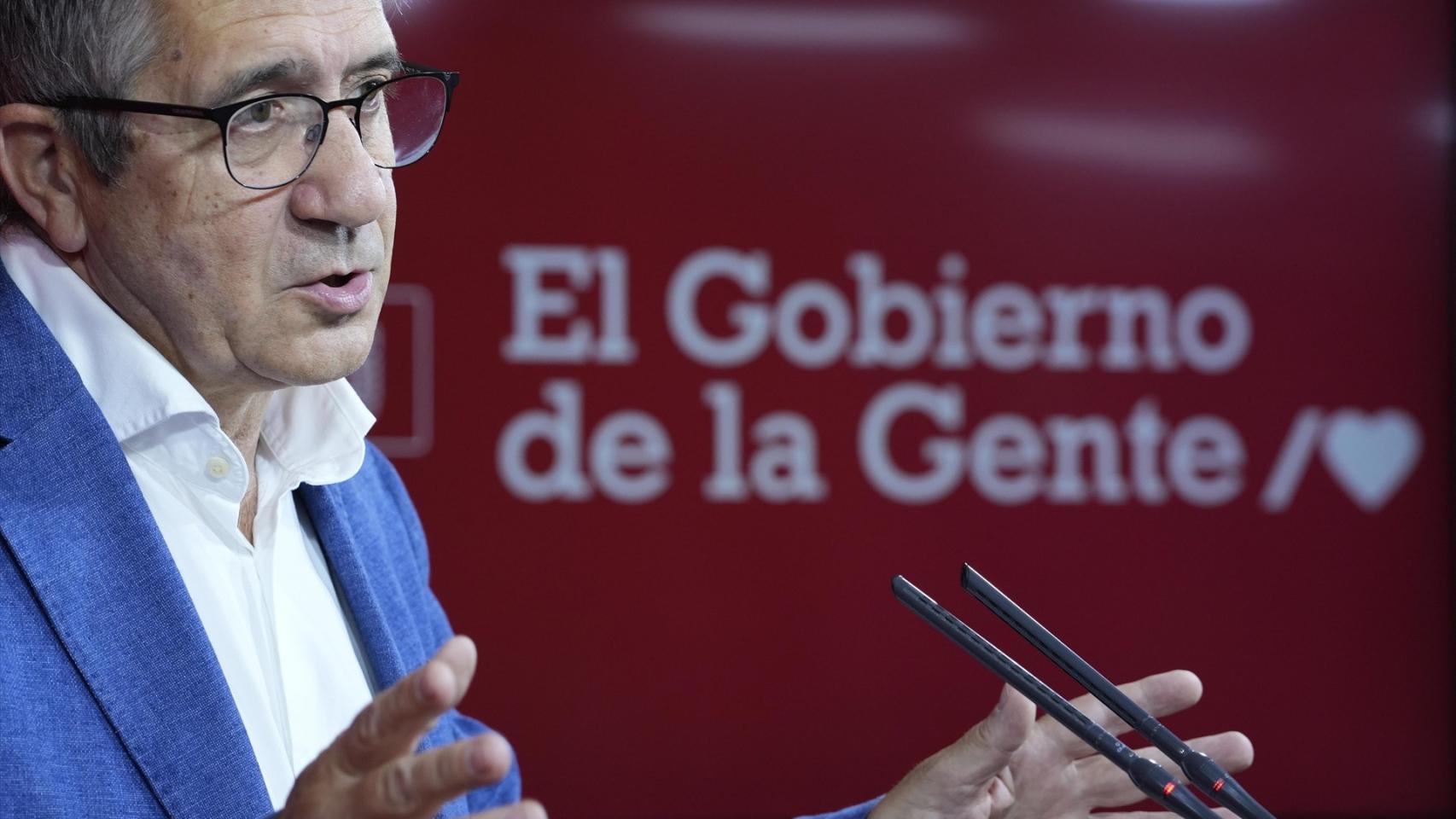 Patxi López, portavoz del PSOE en el Congreso.