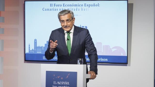El vicepresidente del Gobierno de Canarias, Román Rodríguez