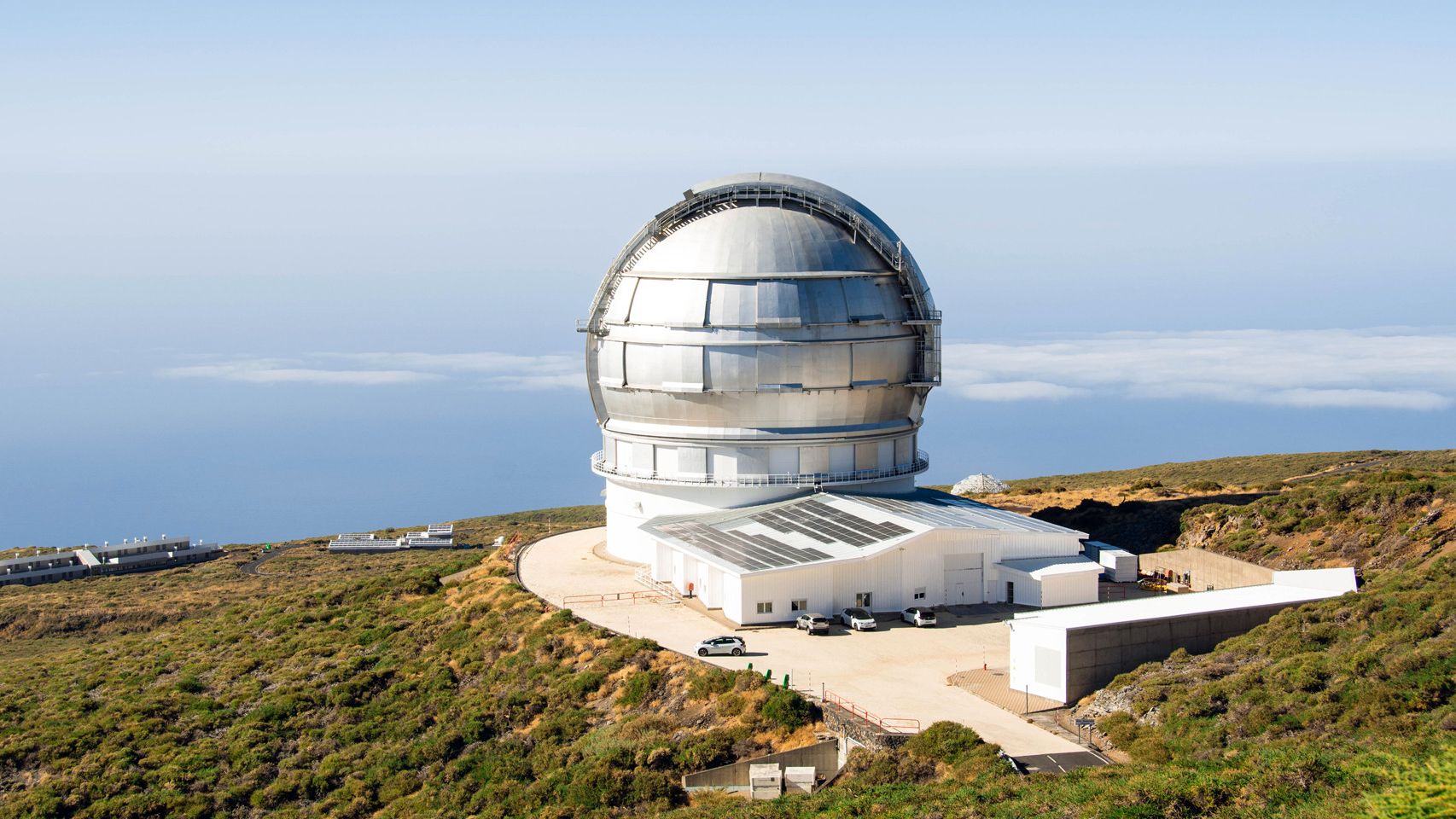 El Gran Telescopio Canarias en el Observatorio del Roque de los Muchachos (La Palma). FOTO: Noelia Hernández.