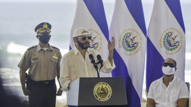 El presidente de El Salvador, Nayib Bukele.