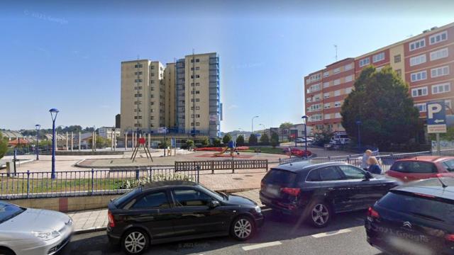 La plaza de Galicia de Culleredo.