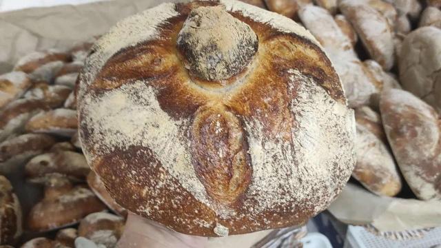 Ejemplar ganador de la panadería Mercedes, en Carral (A Coruña)