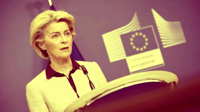 La presidenta de la Comisión Ursula Von der Leyen