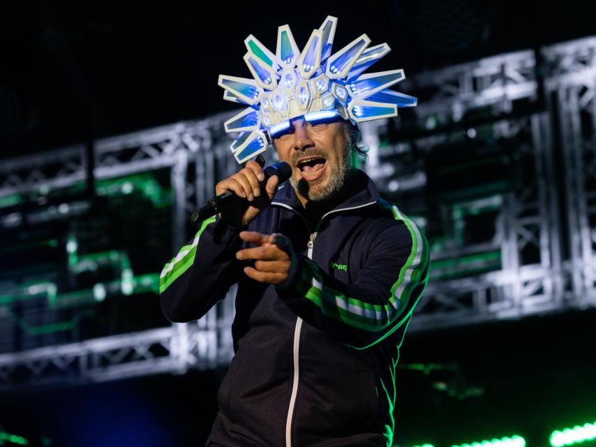 Jamiroquai, durante una actuación en Málaga.