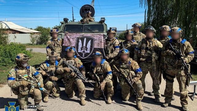 Fuerzas Armadas ucranianas en Kupiansk, Járkov.