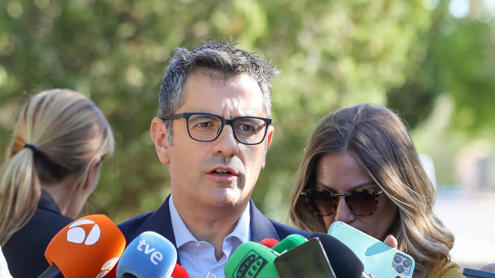 El ministro de Presidencia, este domingo en A Coruña.