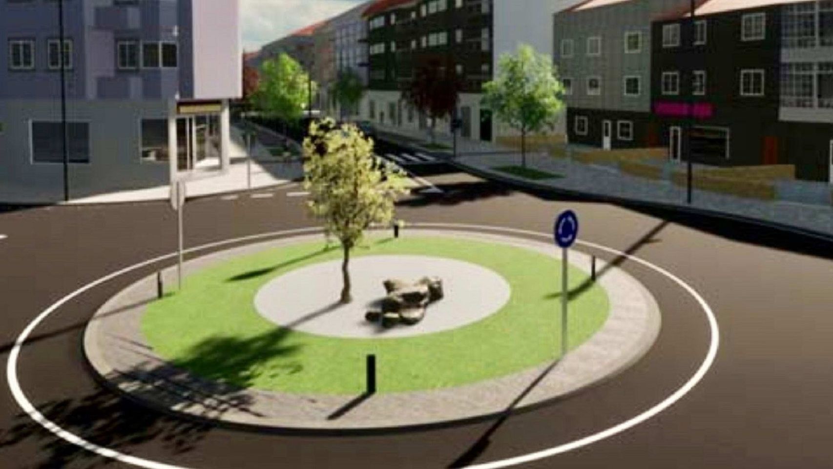 Proyecto de humanización de la PO-308 a su paso por Portonovo.