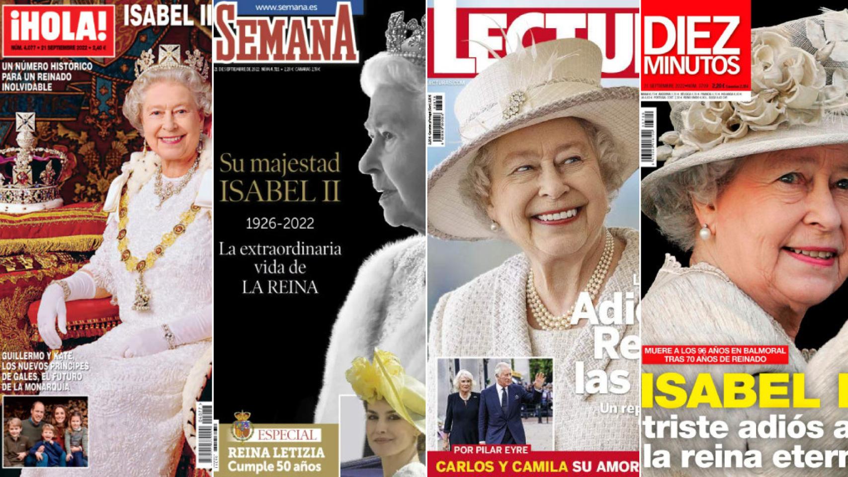 Portadas de las revistas del lunes 12 de septiembre de 2022.