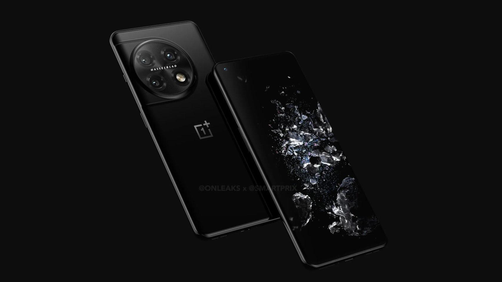 Imagen renderizada del OnePlus 11 Pro