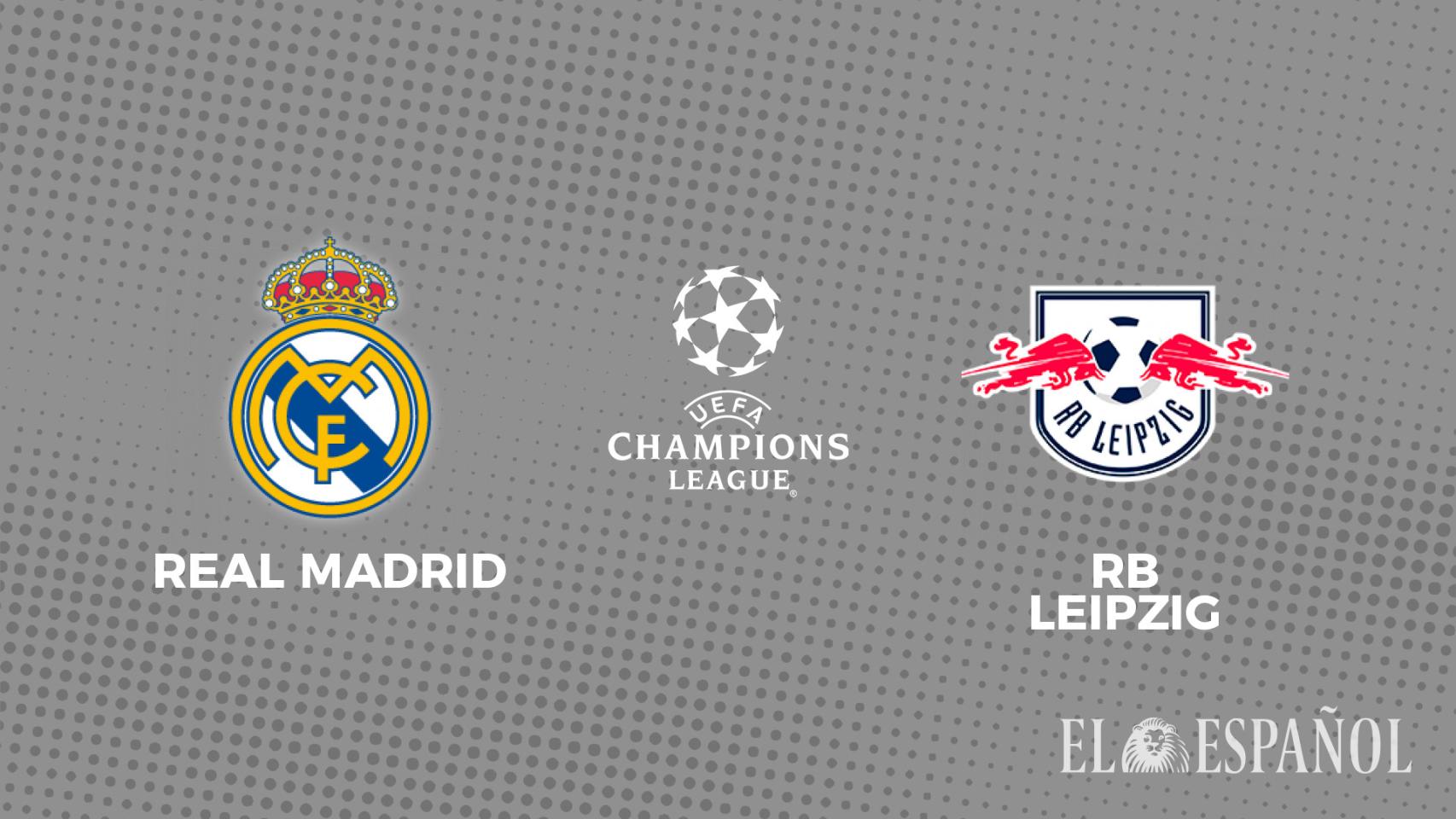 Cartel del Real Madrid - RB Leipzig de la Champions League 2022/2023