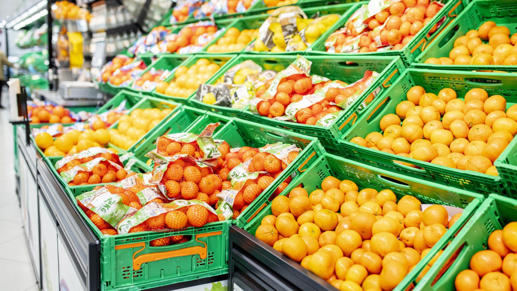 Fruta en Mercadona.