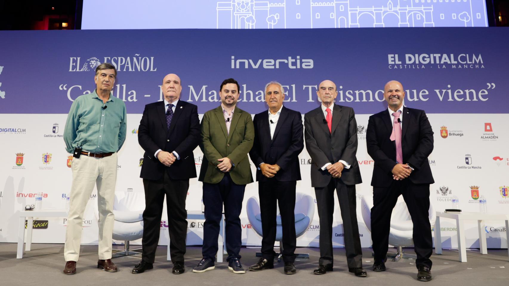 Juan Alonso Cuesta, José María San Roman, Arturo Criado, Adolfo Muñoz, Rafael Torres y Luciano García-Carrión, de izquierda a derecha.