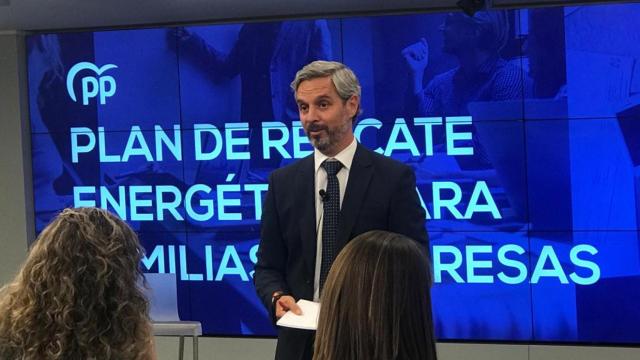 Juan Bravo, vicesecretario de Economía del Partido Popular.