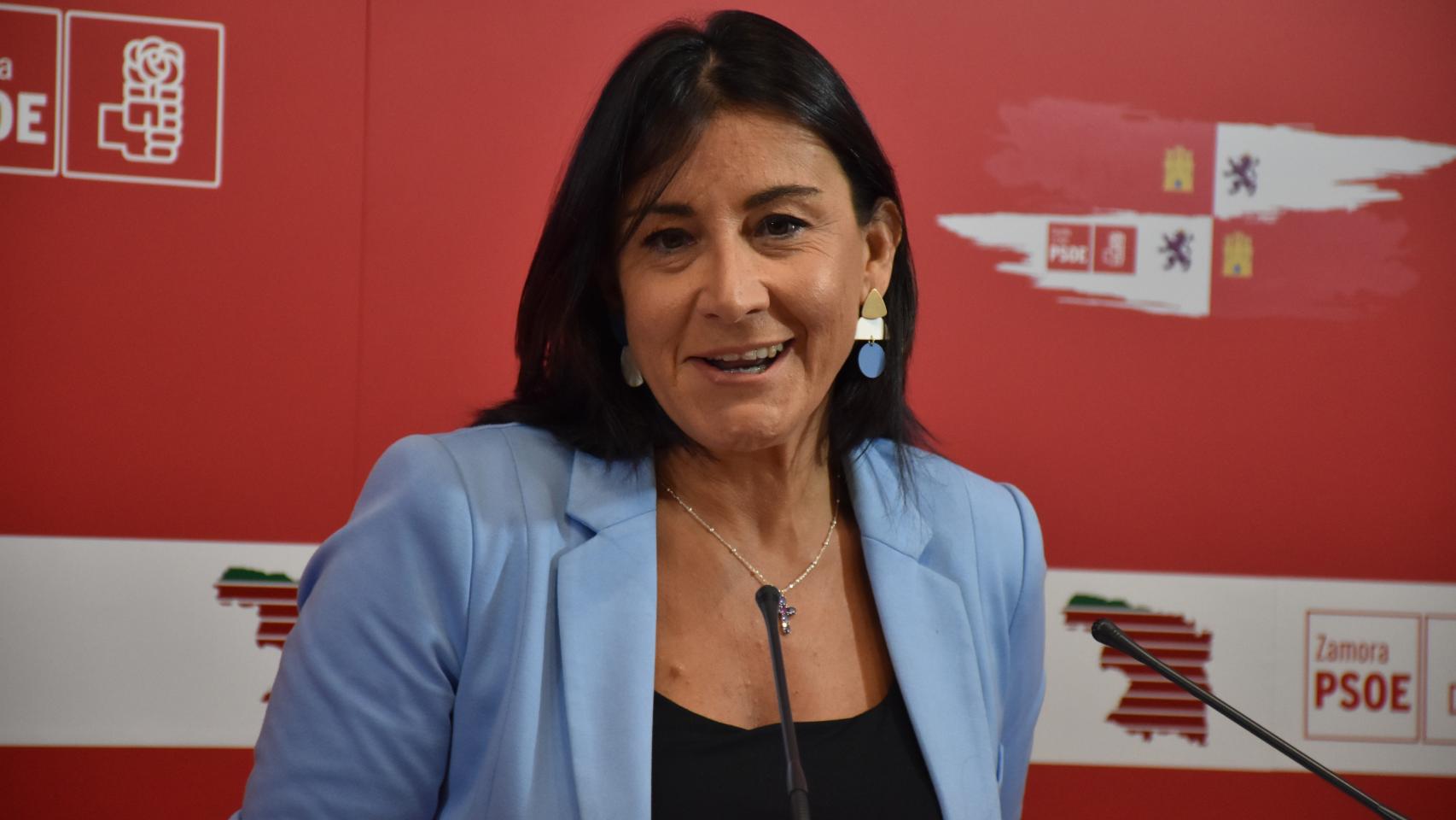 La secretaria de Organización del PSOE de Castilla y León, Ana Sánchez