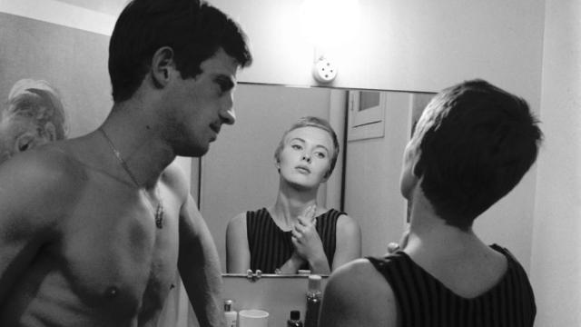 Un fotograma de 'Al final de la escapada', de Jean-Luc Godard