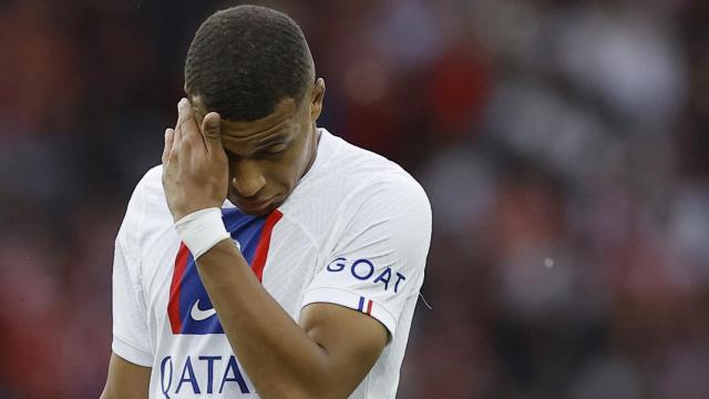 Mbappé, con el PSG