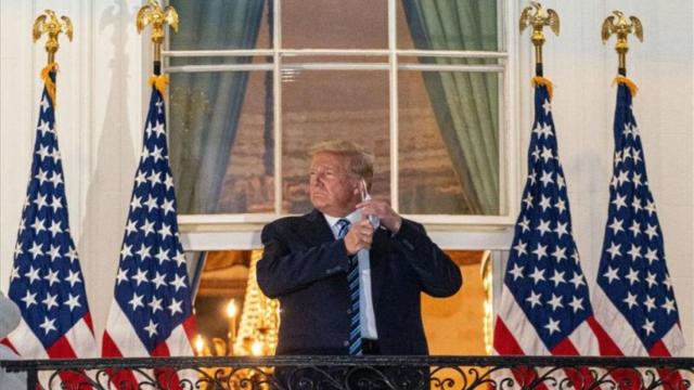 El expresidente de Estados Unidos, Donald Trump, en la Casa Blanca.