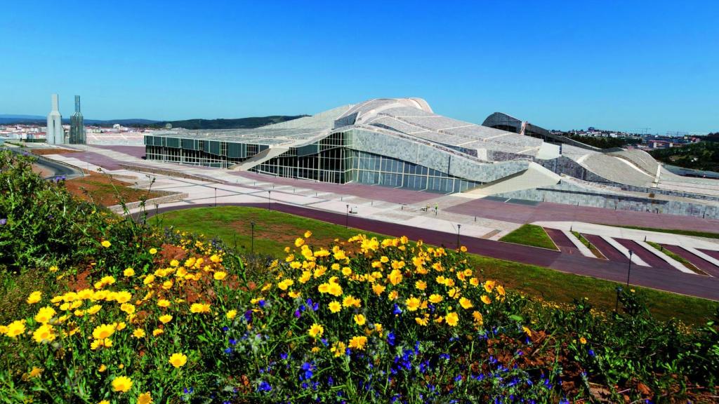 Imagen exterior de la Ciudad de la Cultura.