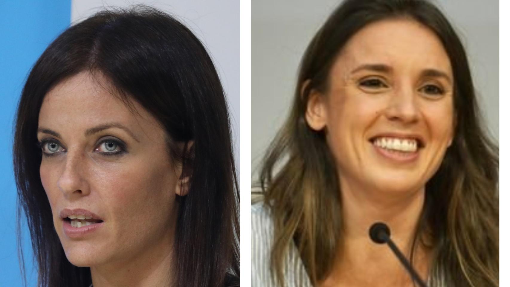 Cristina Seguí e Irene Montero