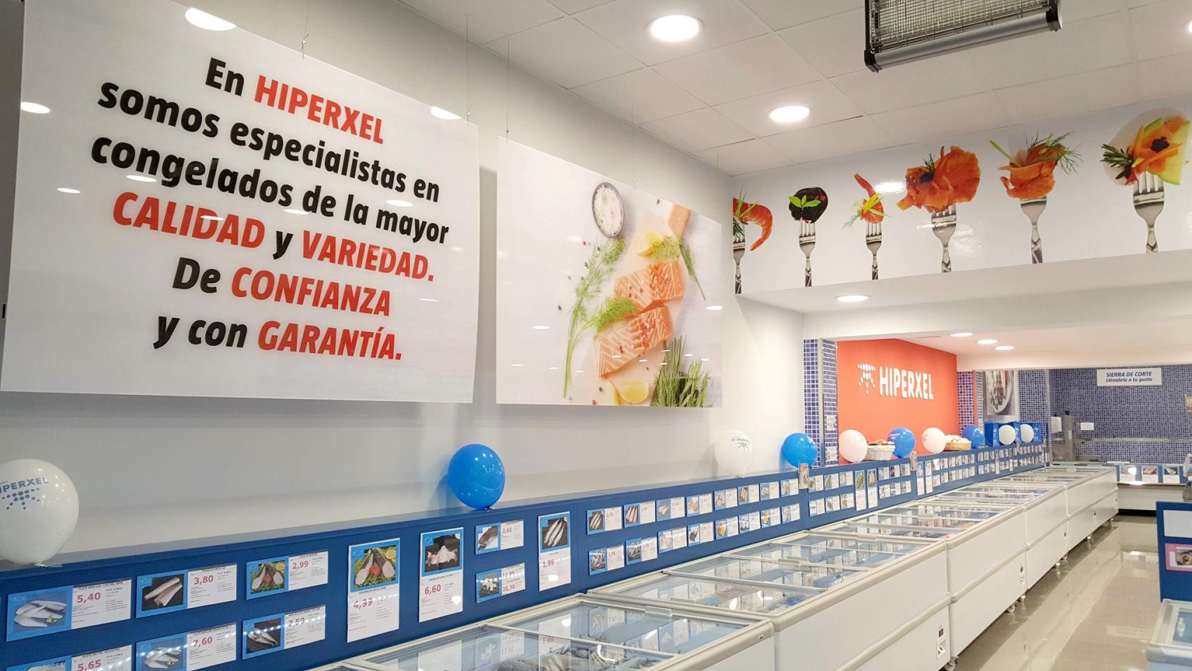 Establecimiento de la cadena gallega Hiperxel.