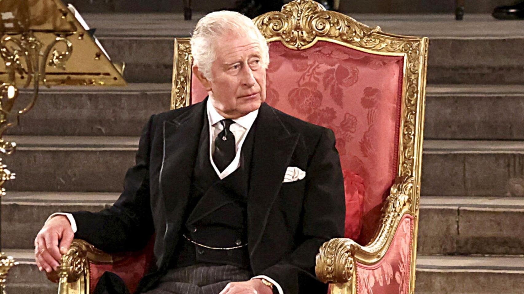 Carlos III en su primer día como monarca.