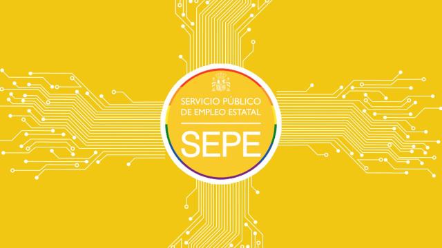 Fotomontaje con el logo del SEPE.