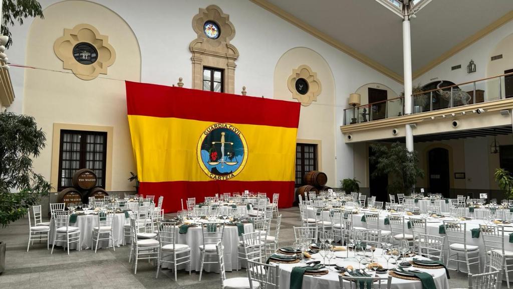 Imagen del salón que albergó  almuerzo de despedida del  jefe de la OCON- Sur, el  31 de agosto de 2022.