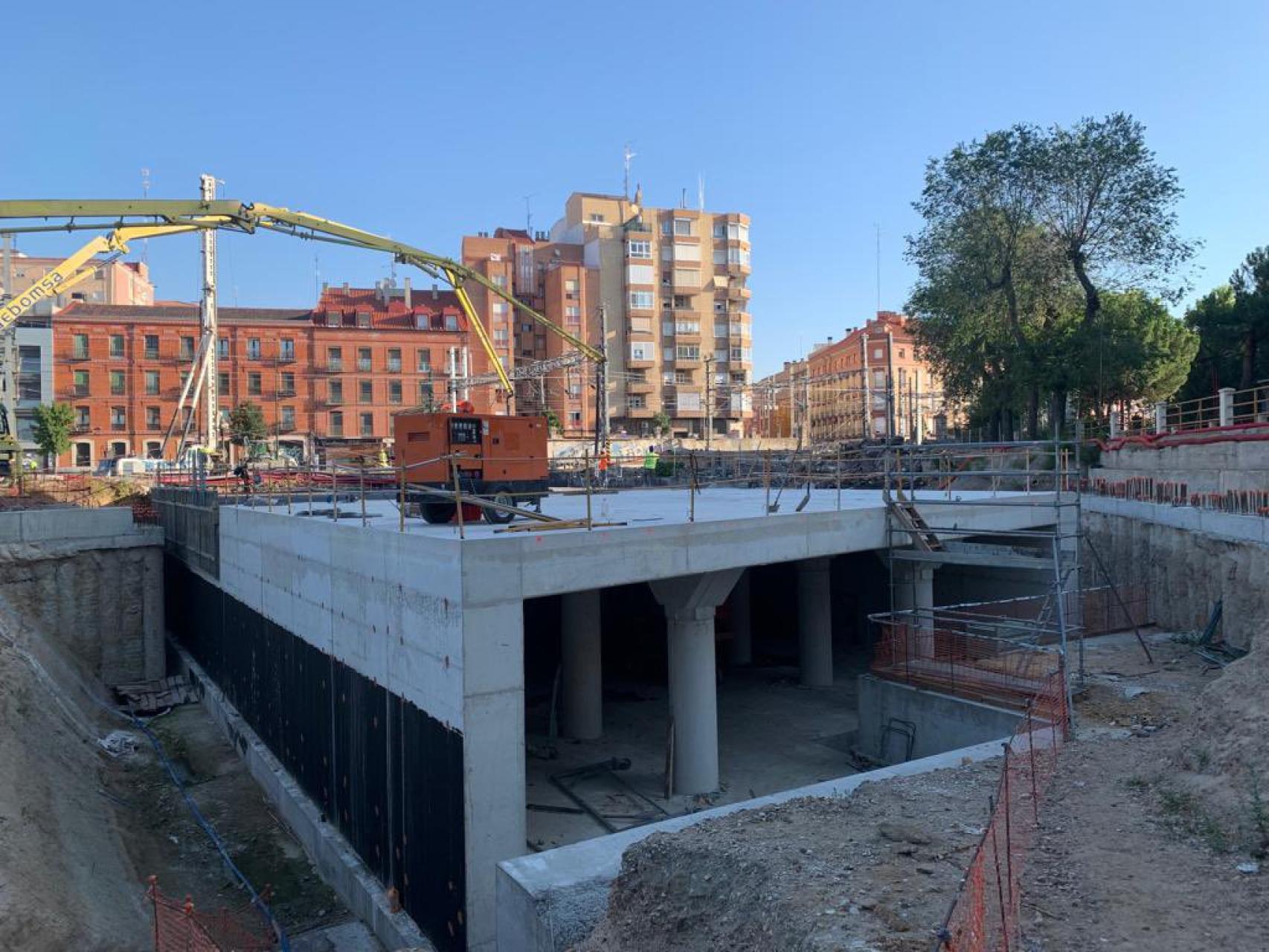 Imagen de las obras del paso Panaderos-Labradores.