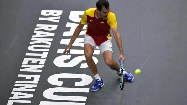 Albert Ramos, en un partido de la Copa Davis